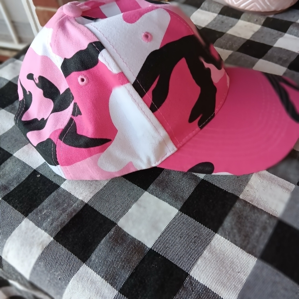 Rothco color camo supreme low profile cap. Pink Camo. 100% Cotton - Picture 3 of 3